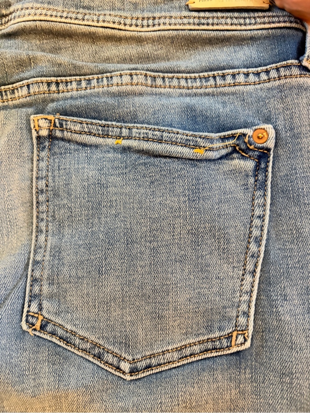 Pilcro and the Letterpress Washed Blue Slim Boyfriend Jeans Side Stripe 30 - Picture 14 of 14